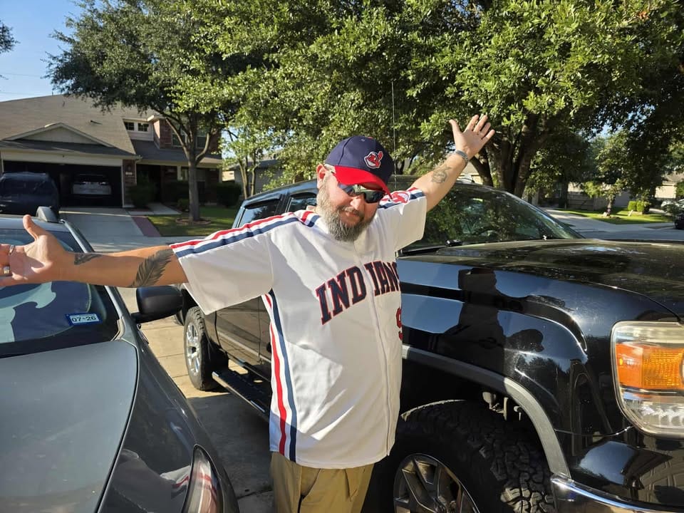 Customer photo review of Ricky Vaughn Wild Thing Indians Baseball Jersey