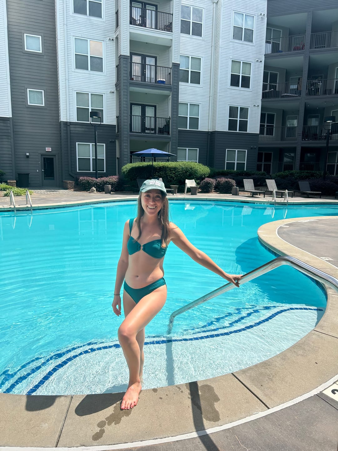 Customer photo review of CARSON Jade Cheeky Bikini Bottom