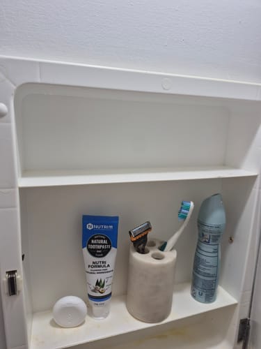 Customer photo review of Natural Toothpaste (Fluoride Free)