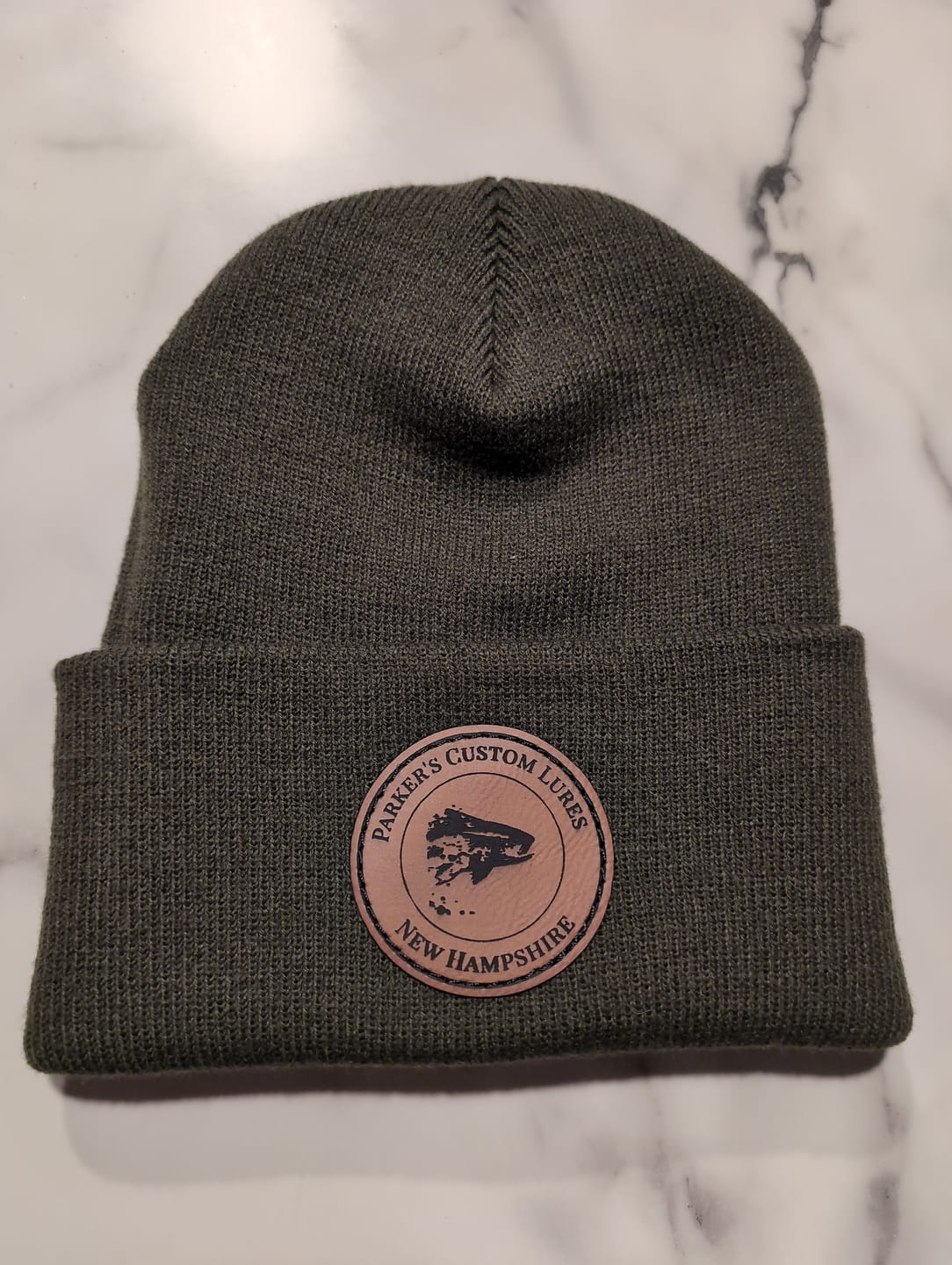 Customer photo review of Beanies Leatherette Patch