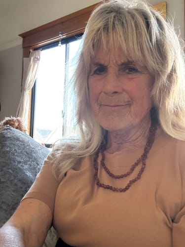 Customer photo review of Raw Cognac Baltic Amber || Necklace