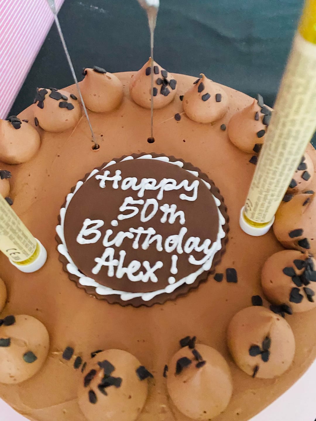 Customer photo review of Classic Chocolate Cake