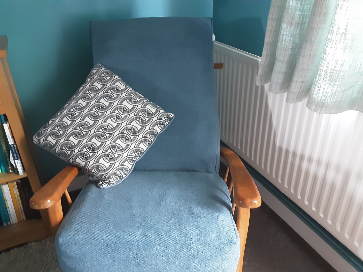 Customer photo review of Plain Chenille Upholstery Fabric
