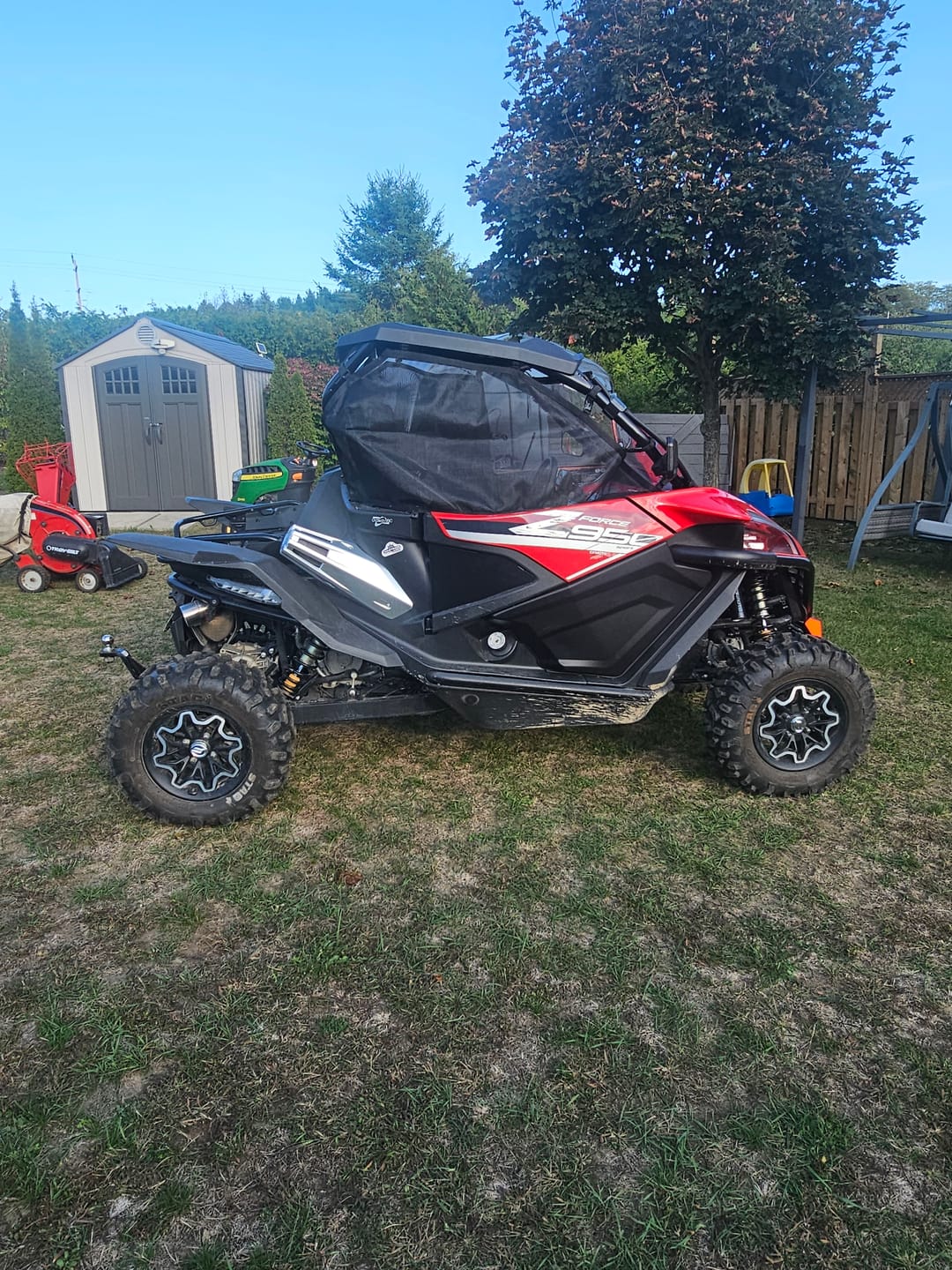 Customer photo review of Plastic Lower Doors Inserts for CFMOTO ZForce 950
