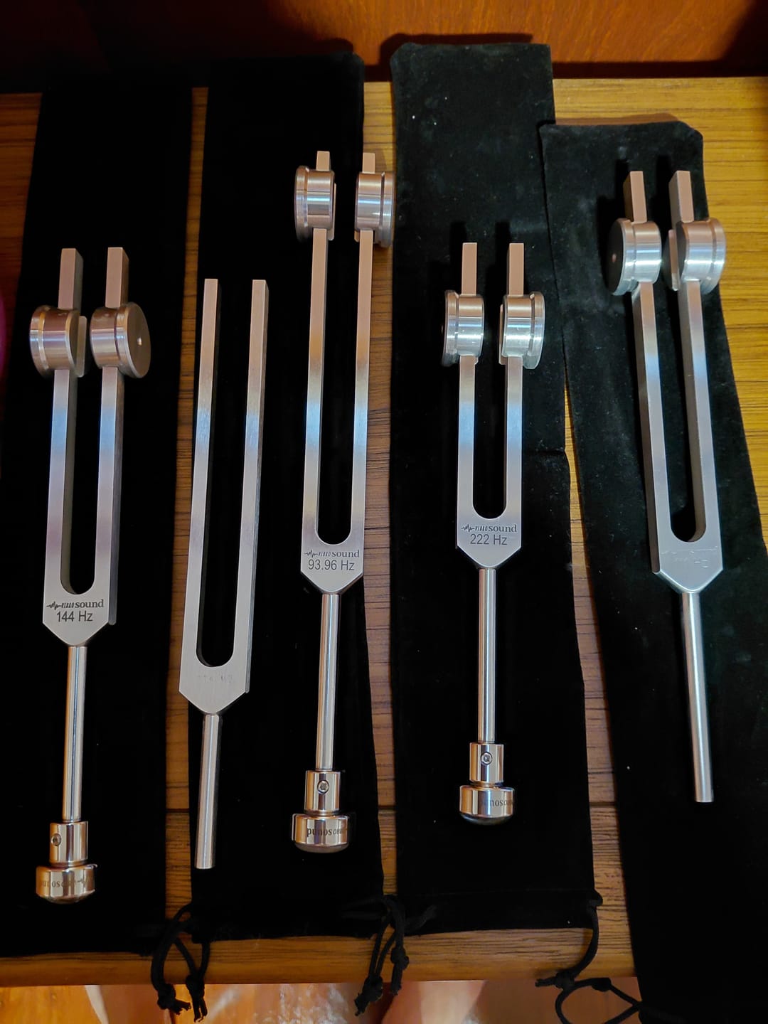 Customer photo review of Clear Quartz Crystal Weighted Tuning Fork Boot