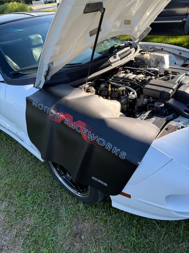 Customer photo review of Motion Raceworks Vinyl Fender Cover (Each)