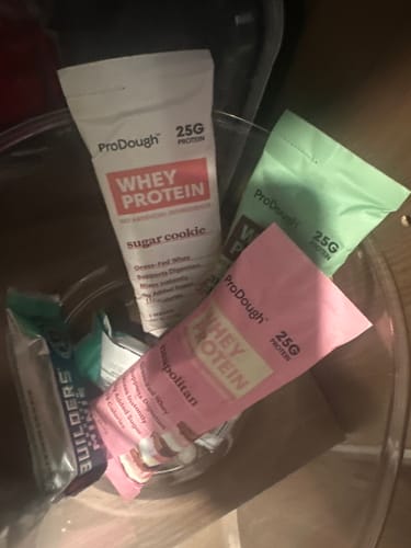Customer photo review of Gourmet Whey Protein Powders