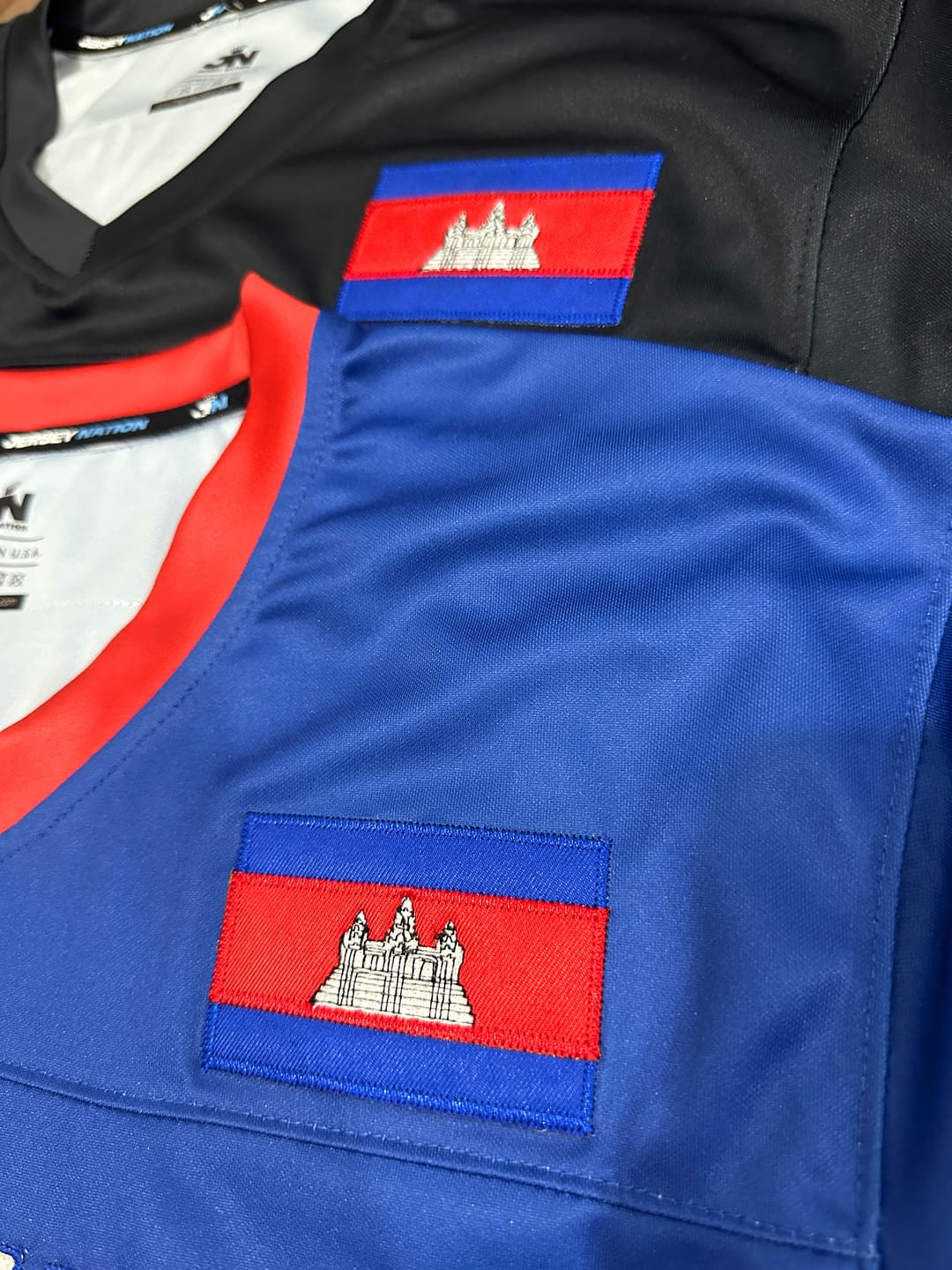Customer photo review of Cambodia Heritage Custom Football Jersey