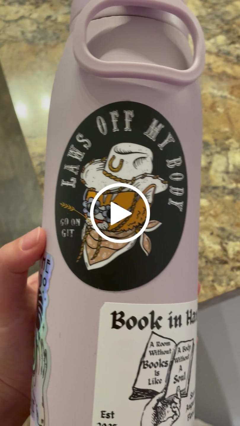 Customer video review of Don't Tell Me What To Do Holographic Sticker
