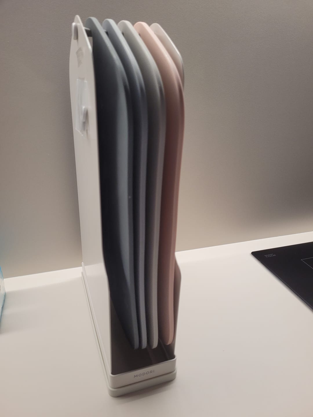 Customer photo review of Cutting Board Set (4-Color Boards + Rack) | Fixed color