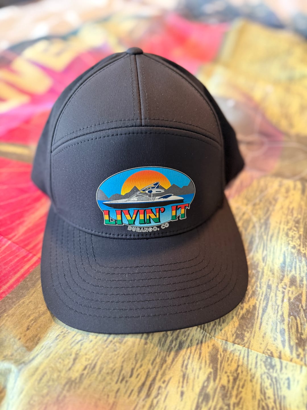 Customer photo review of Custom Oval Boat Stickers