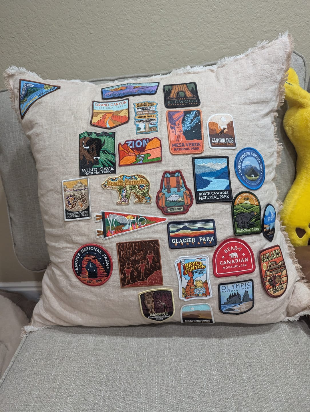 Customer photo review of Milford Sound NZ Iron On Patch