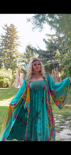 Customer photo review of Inner Peace Wrap Skirt 0725 180