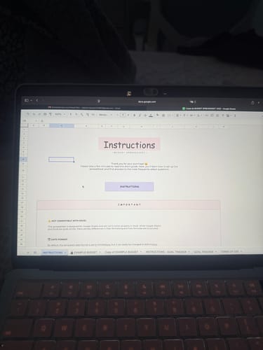 Customer photo review of Ultimate Budget Planner – Google Sheets Template