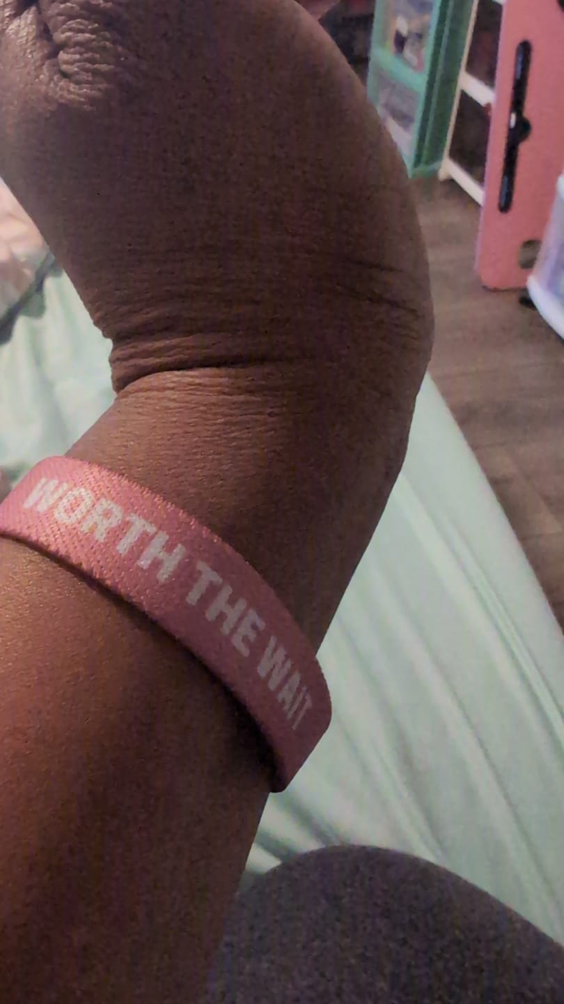 Customer photo review of WORTH THE WAIT WRISTBAND