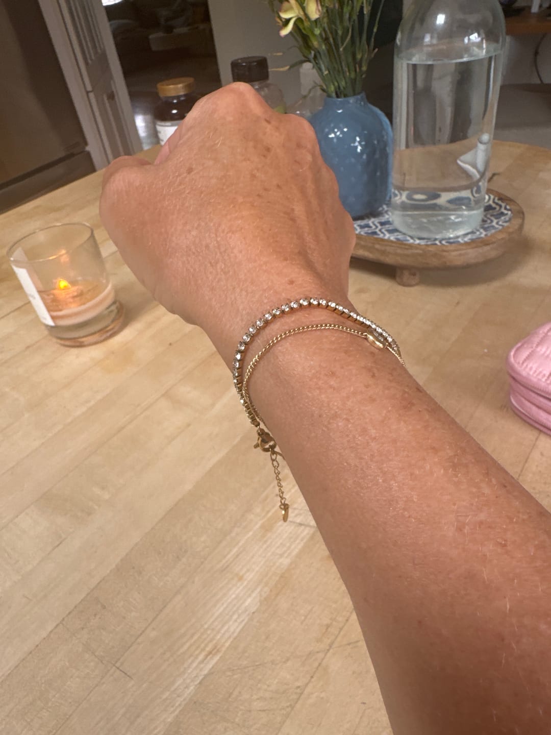 Customer photo review of Fae Tennis Bracelet