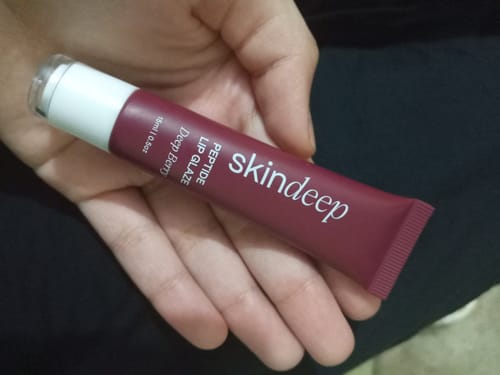 Customer photo review of » Peptide Lip Glaze (100% off)