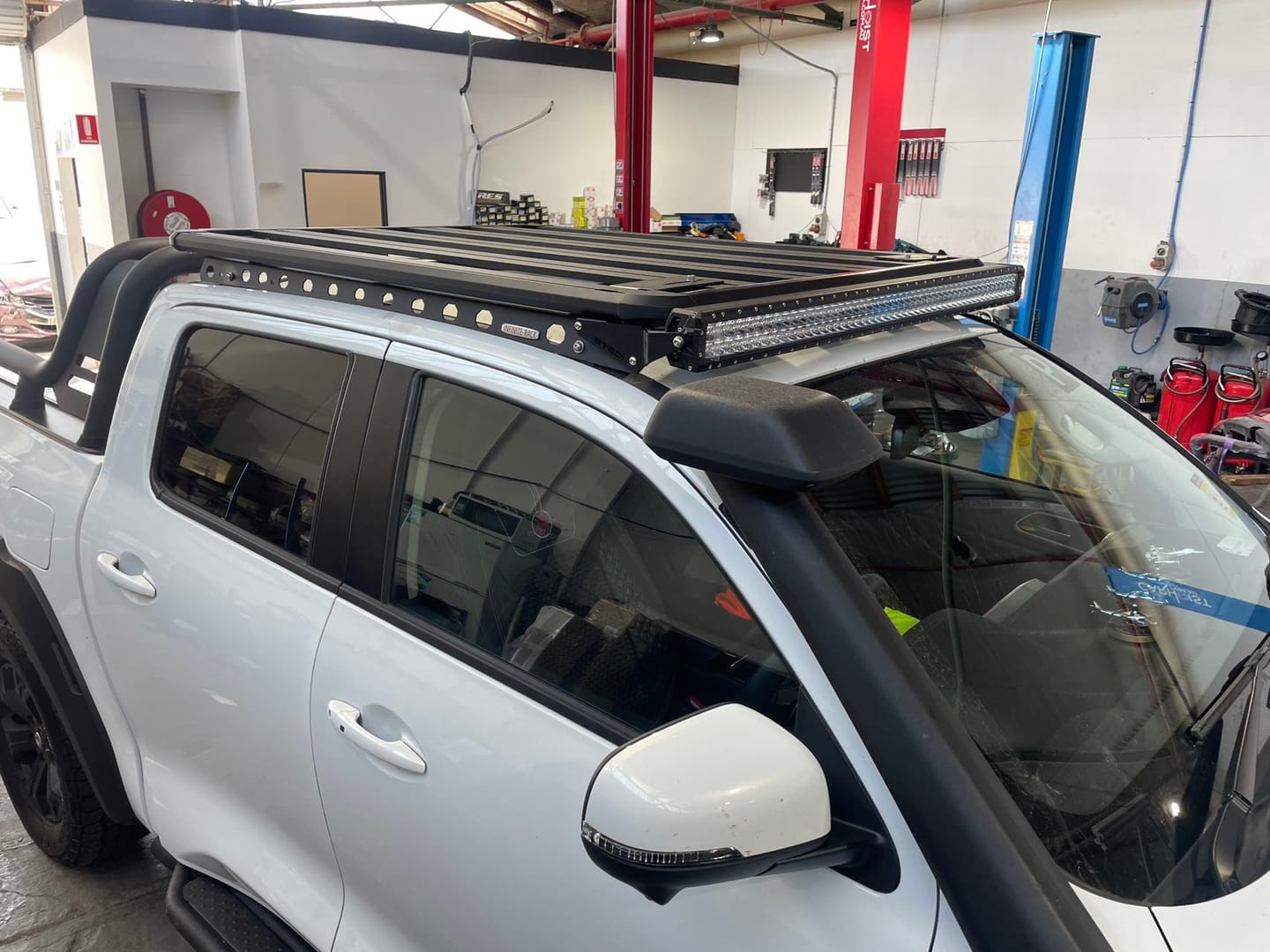 Customer photo review of Roof Platform For Aluminium Canopy