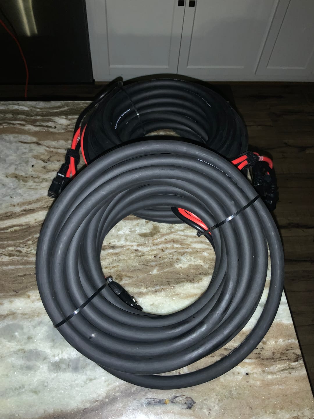 Customer photo review of ProX XC-XLREC50 Power Cord and Audio Cable IEC Female to NEMA 15P & Balanced XLR-M to XLRF - 50 Feet