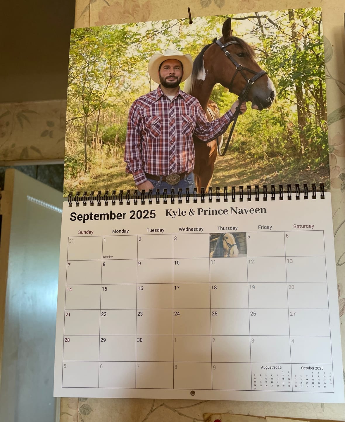 Customer photo review of Pre-Order Free Spirit Equestrian 2026 Calendar