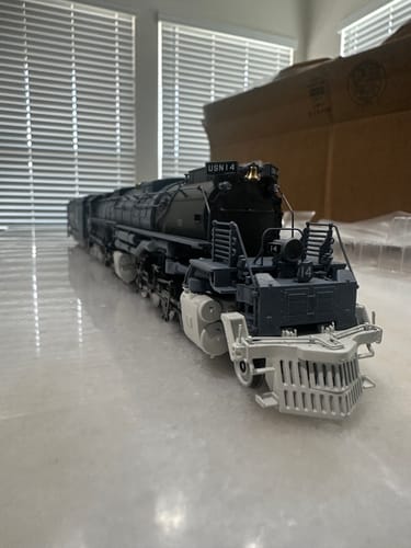 Customer photo review of BLI 9511 UP Big Boy 4-8-8-4, #14, US Navy Fantasy Paint, Paragon4 Sound/DC/DCC, Smoke, HO