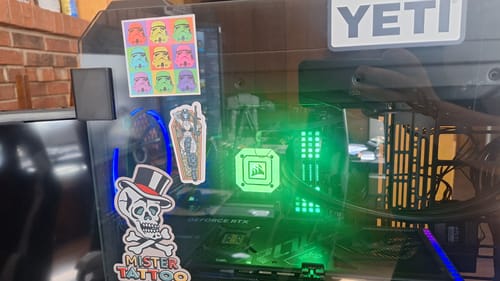 Customer photo review of Space Siren (Sticker)