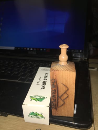 Customer photo review of Asmad Surma (سیاہ سُرمہ) – Protect Eyes from Glares of the Sun, Prevents Eyes Infection, Keeps the Eyes Cool & Make Eyes Appear Bigger