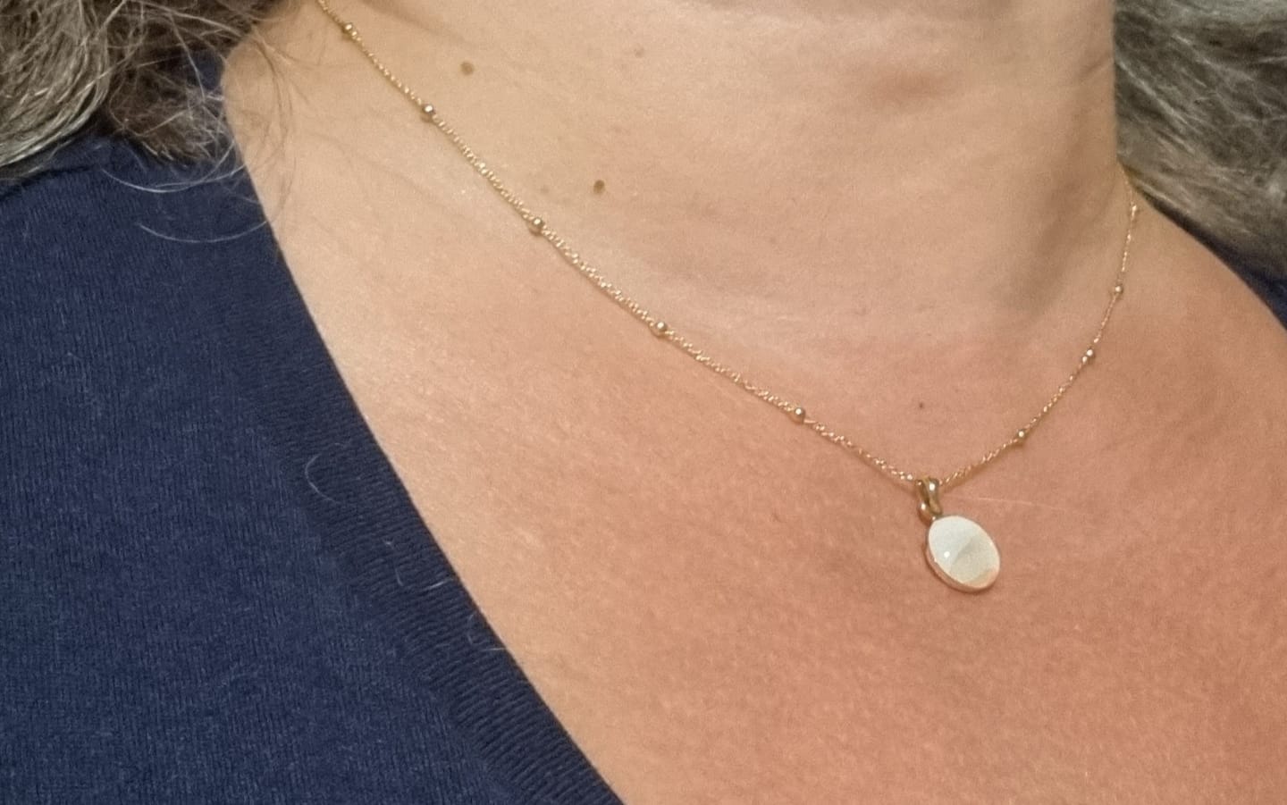 Customer photo review of Halskette Dots, Boho Chic