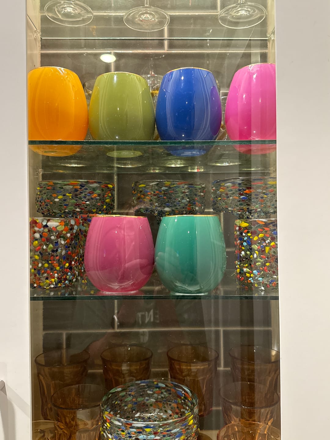 Customer photo review of Glitterville - Sugar Plum Stemless Wine Glass