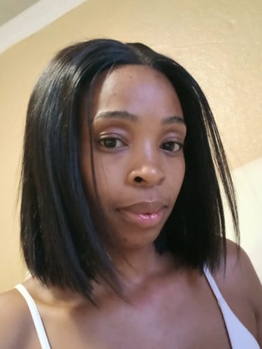 Caroline M. review of Mabontle 10 inch 5x5 Vietnamese SDD Bone Straight Wig image 1 out of 1