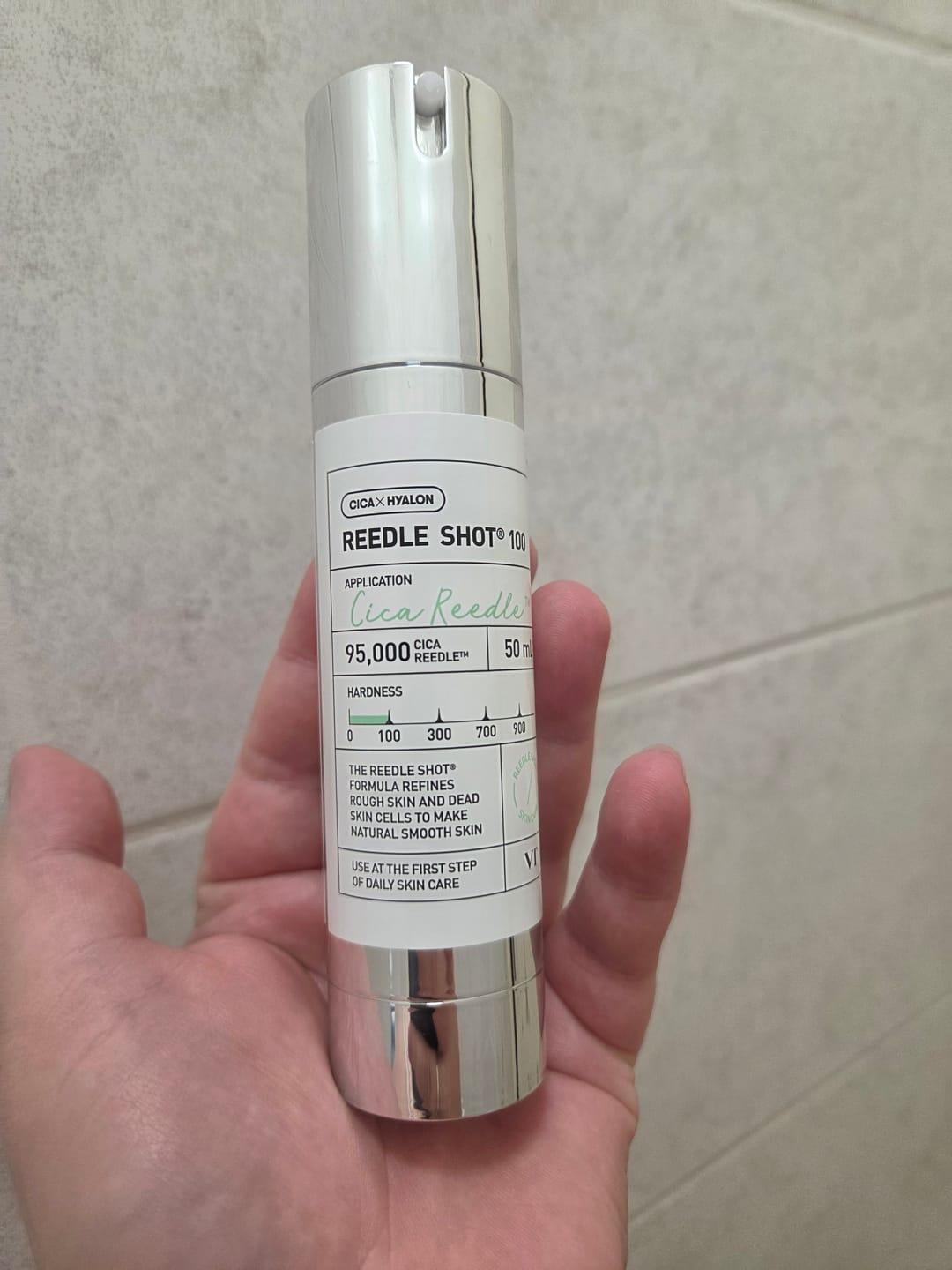Customer photo review of Serums-būsteris ar mikroadatām VT Cosmetics Reedle Shot 100