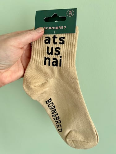 Customer photo review of Ats Us Nai Ankle Socks | Born & Bred