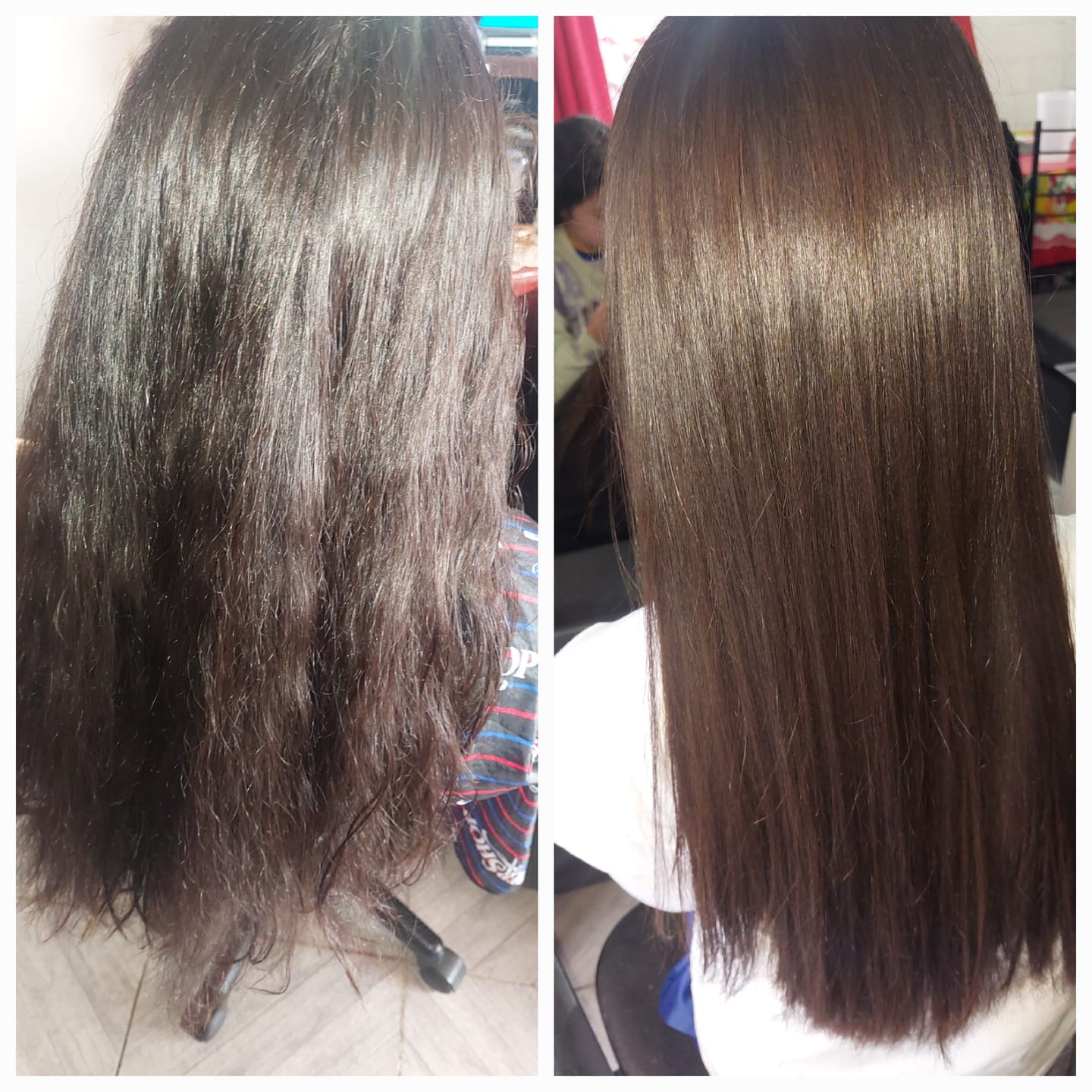 Customer photo review of Kit Alisado Profesional 1 Litro