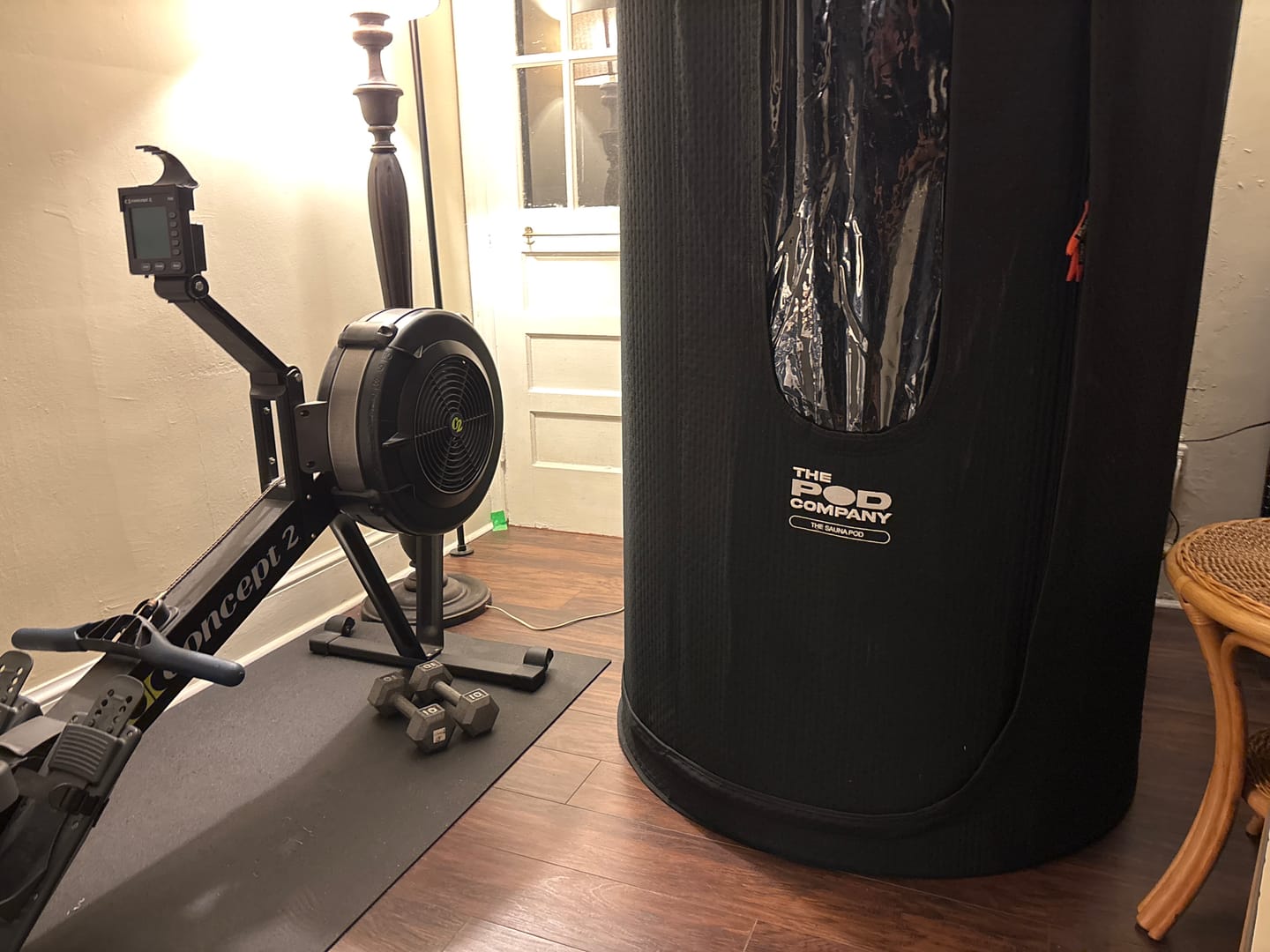 Customer photo review of The Sauna Pod