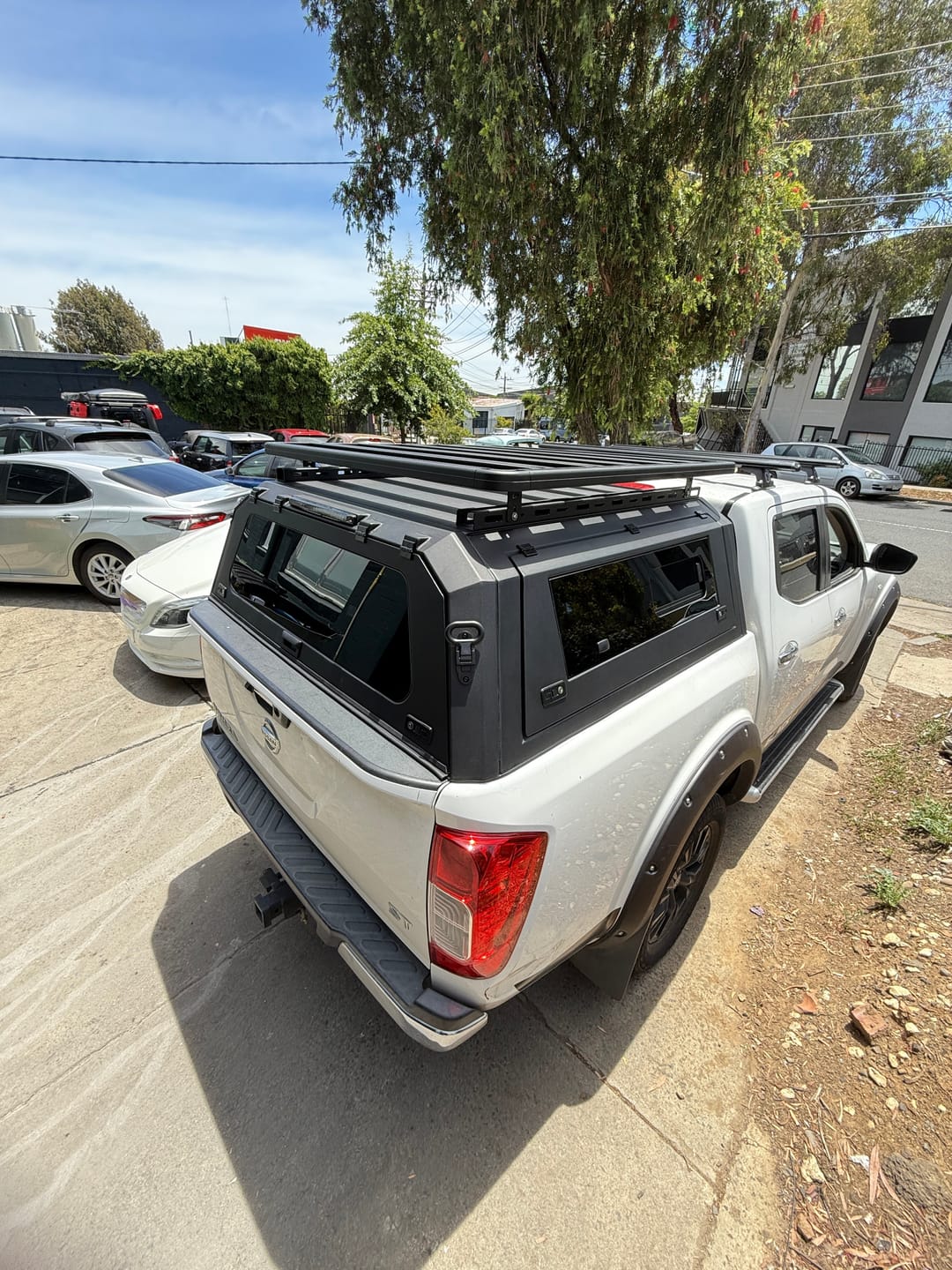 Customer photo review of Roof Platform For Aluminium Canopy