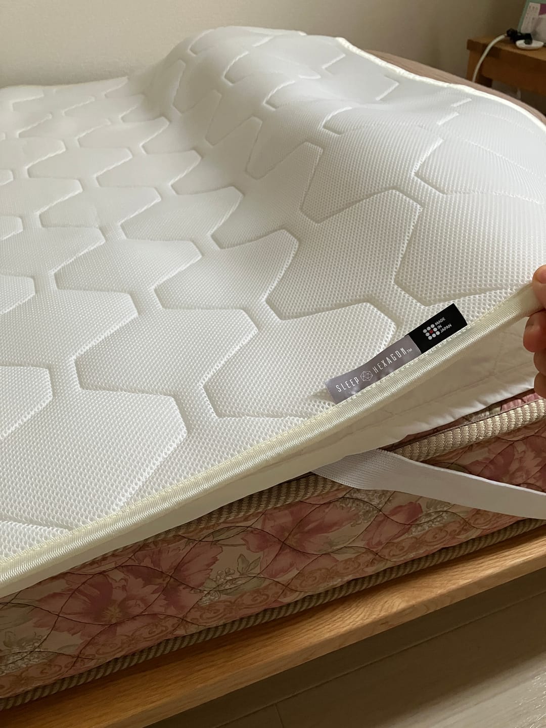Customer photo review of SLEEP HEXAGON　上位版ホルミシスベッドパッド