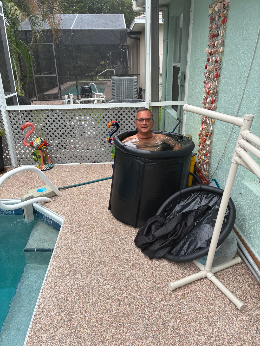 Customer photo review of nurecover Pod - Portable Ice Bath