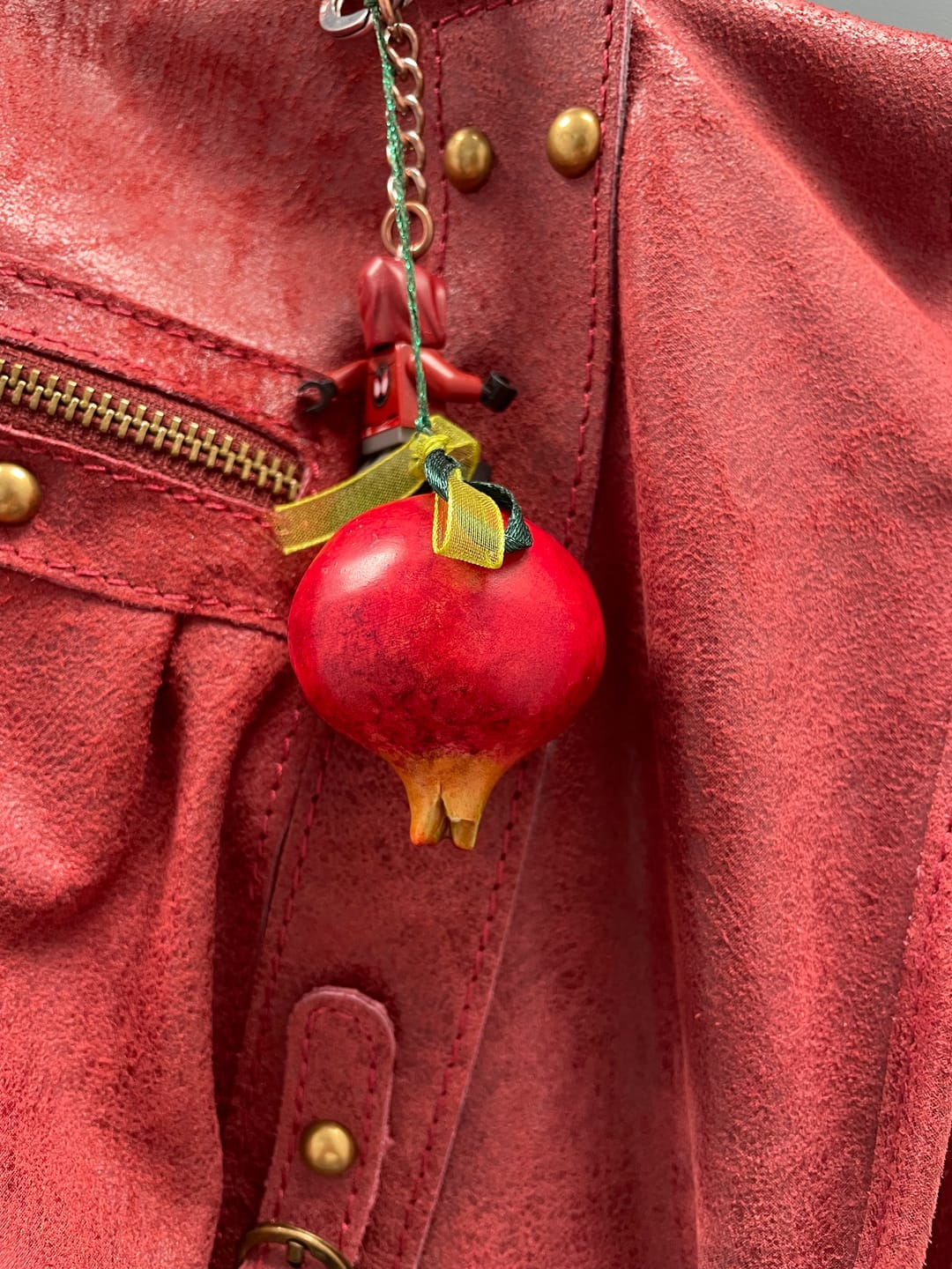 Customer photo review of It girl bag cherry red