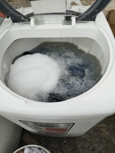 Customer photo review of Lavadora Semiautomática 11 Kilos Blanca Dace LA-11101