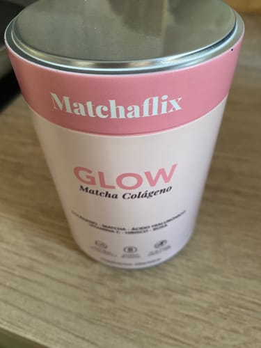 Customer photo review of Glow Matcha Colágeno