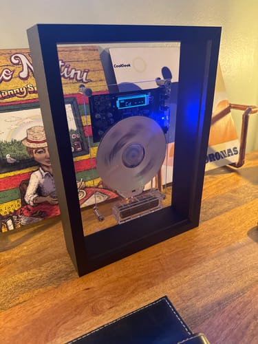 Customer photo review of M1 Music Frame CD Player With Bluetooth