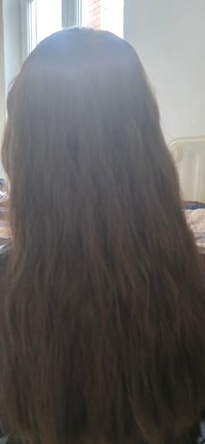 Customer photo review of Lissage Brésilien au Café Vert + Shampoing Clarifiant