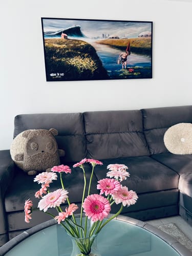 Customer photo review of Paveikslas "Watering the Lilies"