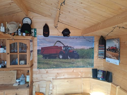 Customer photo review of Fahne inkl. Druck