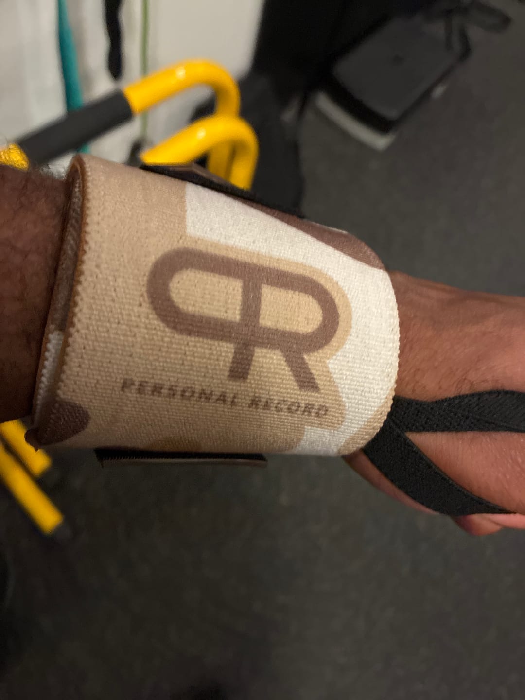 Customer photo review of PR Heavy Duty Premium Wrist Wraps - Sand Camo