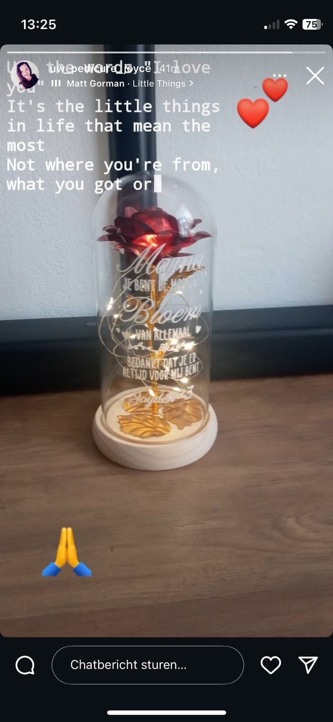 Customer photo review of Mama - Ouders-Gouden roos