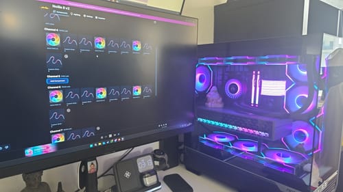 Customer photo review of Nollie FAN GC120 ARGB Cooling Fan Modular Stackable Splicing PWM Silent 120mm RGB Fans