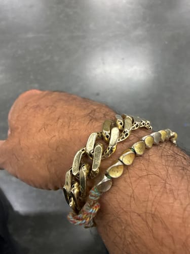 Customer photo review of Tibetan Bracelet of Fortune
