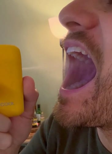 Customer photo review of HolyH₂O™ Cool+ Spray