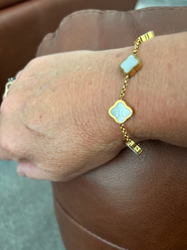 Customer photo review of Celine Clover Bracelet